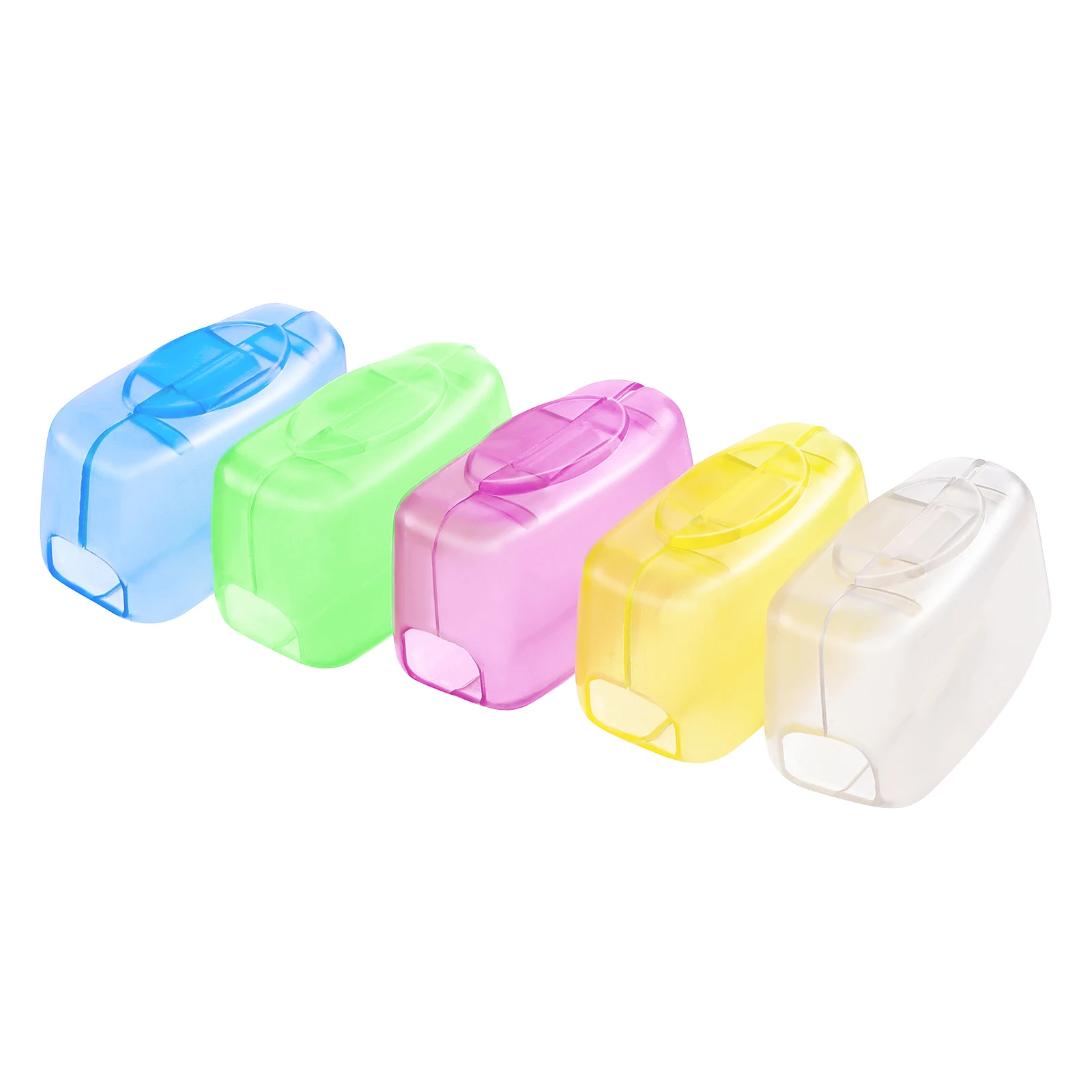 

10pcs Plastic Toothbrush Head Holders Travel Caps Dustproof Covers for Brush Protective Case On The Go