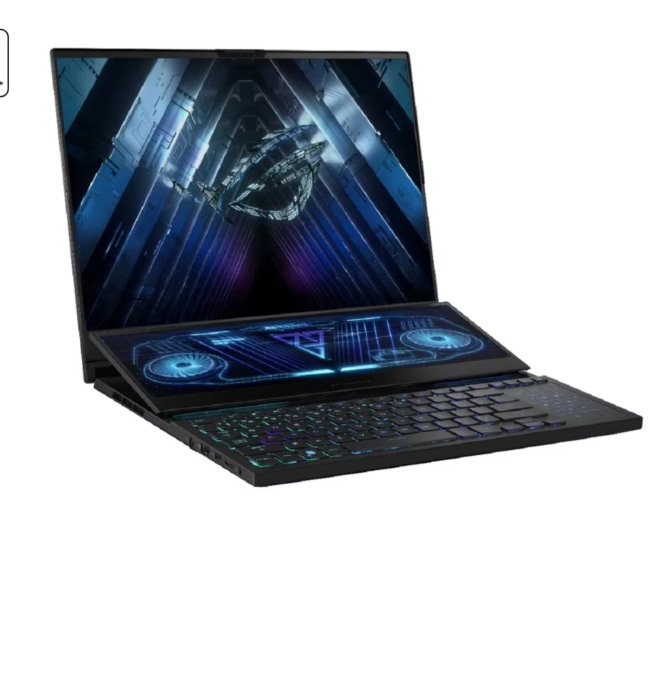 Vendite promozionali!!" Laptop da gioco Asus ROG-Zephyrus Duo a doppio schermo, 16 9 7945HX, 16 GB, RTX 4090, nuovo autentico