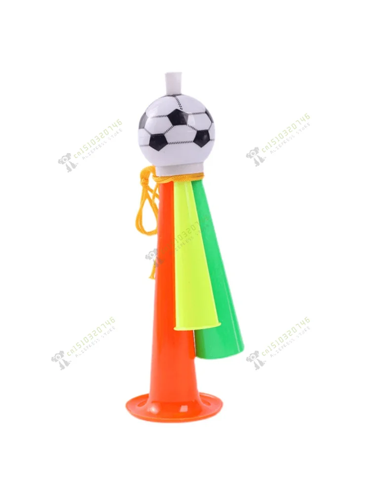 

2024 European Decoration Fan Cheer Supplies Football Horn Game Cheering Stick Atmosphere Props Hand Racket