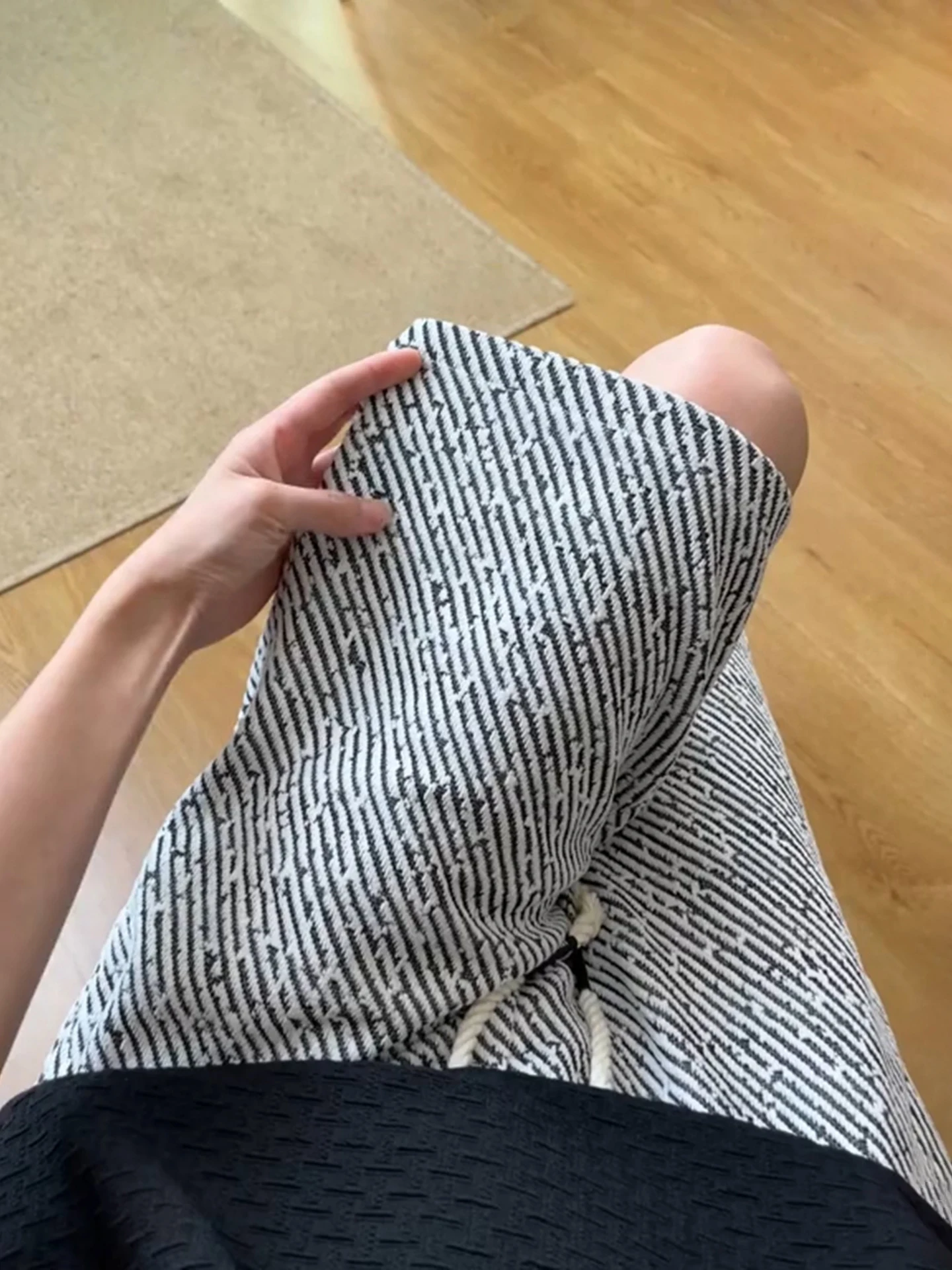 

Bla White Zebra Pattern Men's orts Summer Outdoor Wear Casual Pants Teenage American Sports Five-Quarter Length Breathable