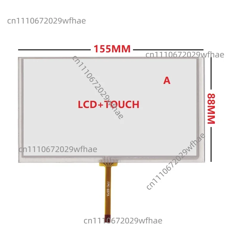 6.2inch DVD Display 721CR60012-A0 LCD Screen HSD062IDW1-A00-A20 Touch Screen Digitizer Panel 155*88mm Car DVD Display