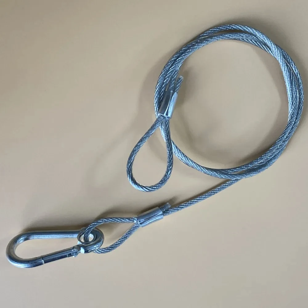 10pcs Stage Lighting Safety Rope 3mm Steel Wire 70cm Length DJ Lights Fixtures Securite Cable Lock For LED Moving Head DMX Par