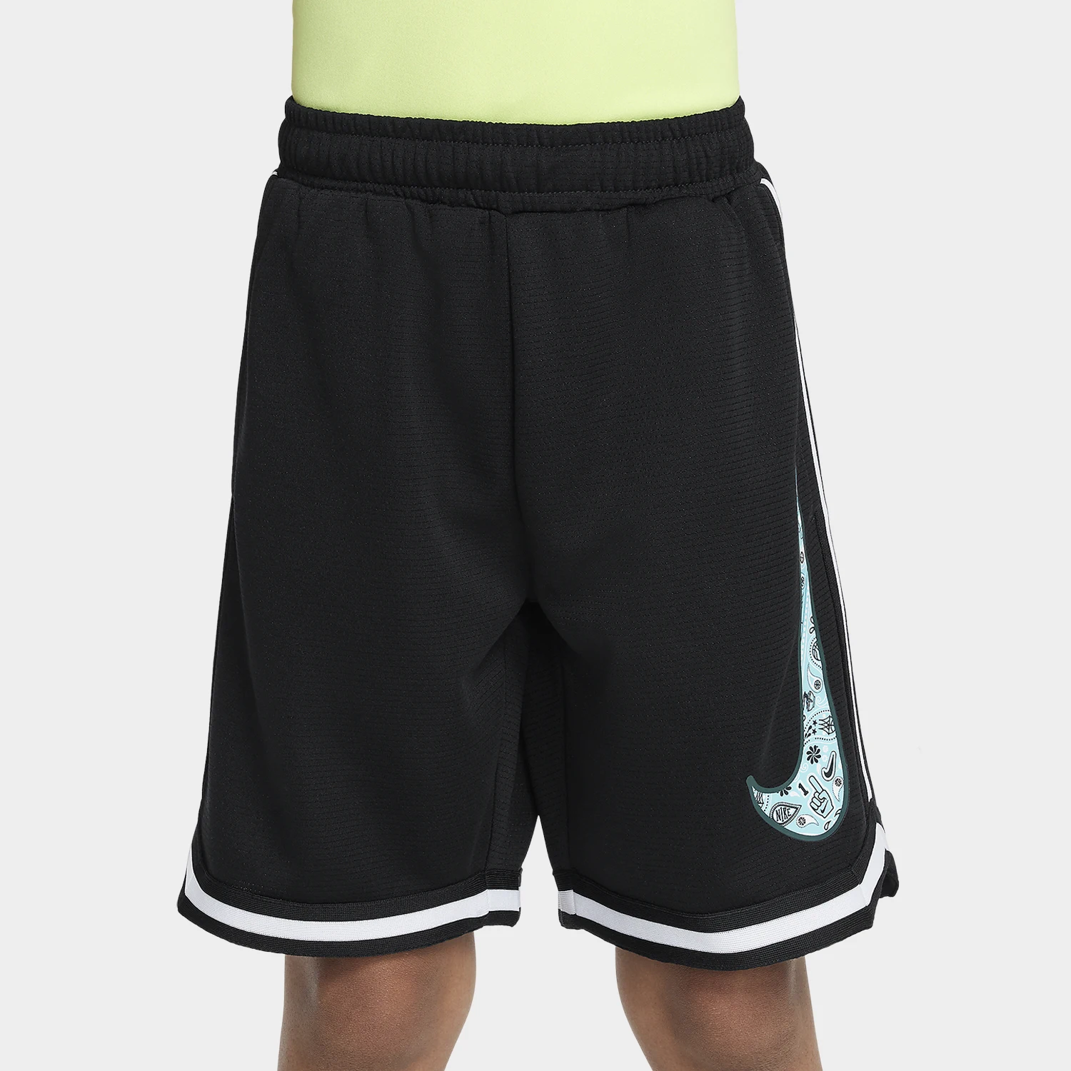 

Официальные летние новые детские удобные спортивные шорты свободного трикотажа Nike HM9266-010