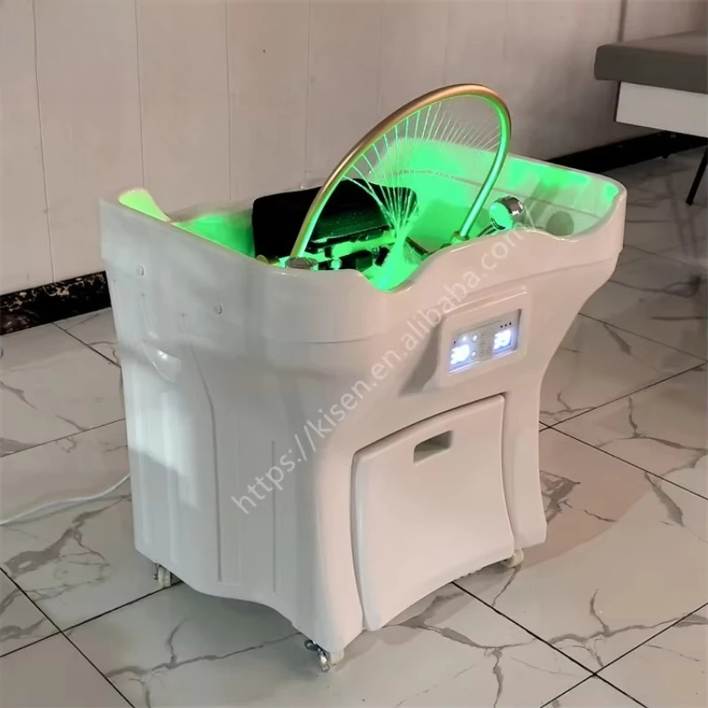 

New Portable Fixed Movable Shampoo Sink with 50L Clean Water tank and 25L Waste Water tank Abs Material Very Hard