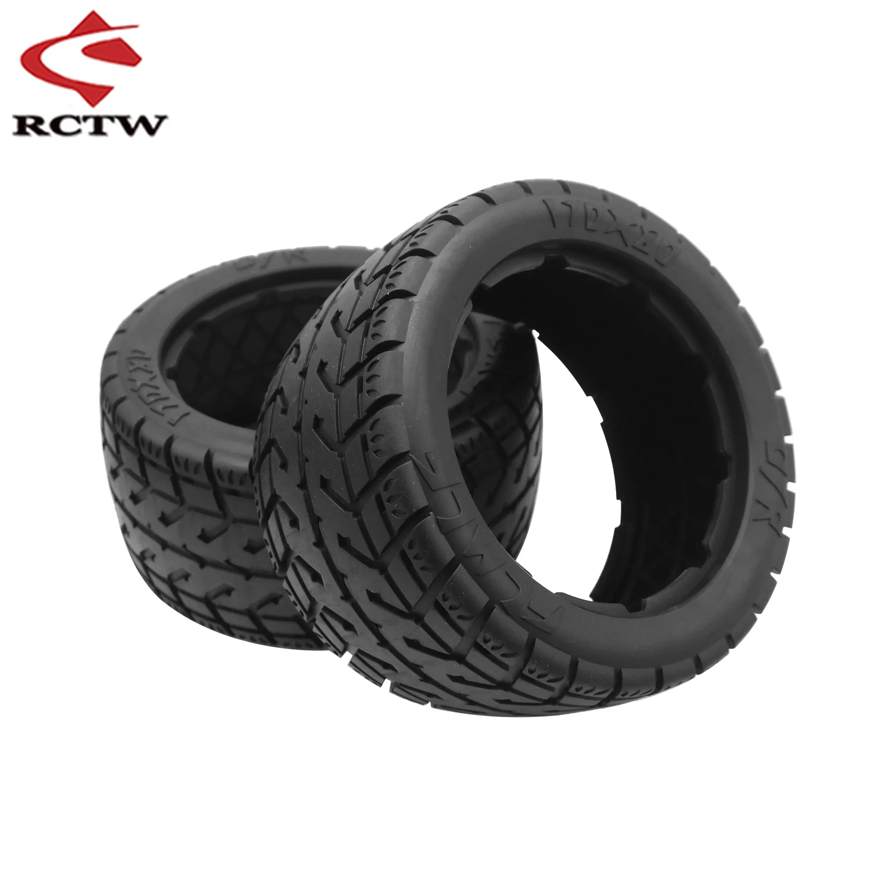 Stiffener Front or Rear on Road Tyre Skin Kit for 1/5 Hpi Rofun Baha Km Rovan Baja 5B Truck Spare Toys Parts