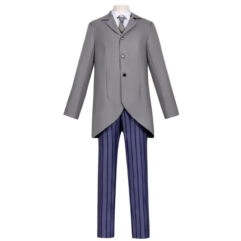 Movie Tim Burton Corpse Bride Victor Van Dort Cosplay Costume Jacket Pants Halloween Carnival Party Disguise Suit for Men Womanx