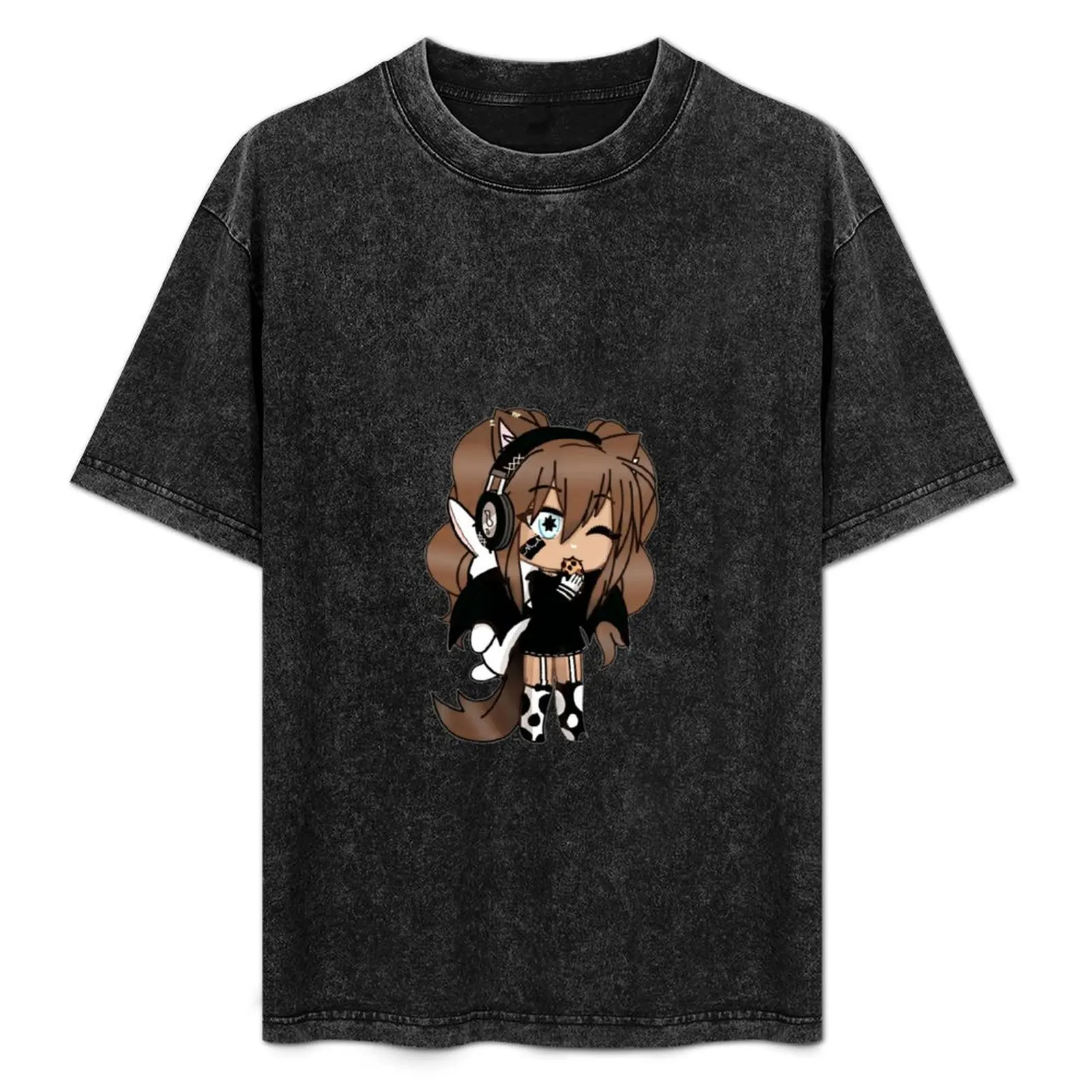

Gacha Life - Cute Gacha Girl - T-Shirt Basic Daily Outfit Short Sleeve Tee