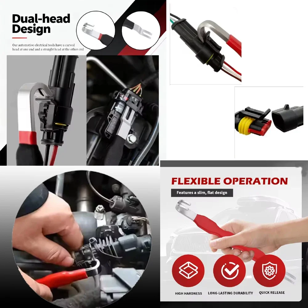 Professional Car Wiring Harness Buckle Line Connector Pry Bar Car Wiring Breaking Pliers Combination Tool Car Dismantling Tools