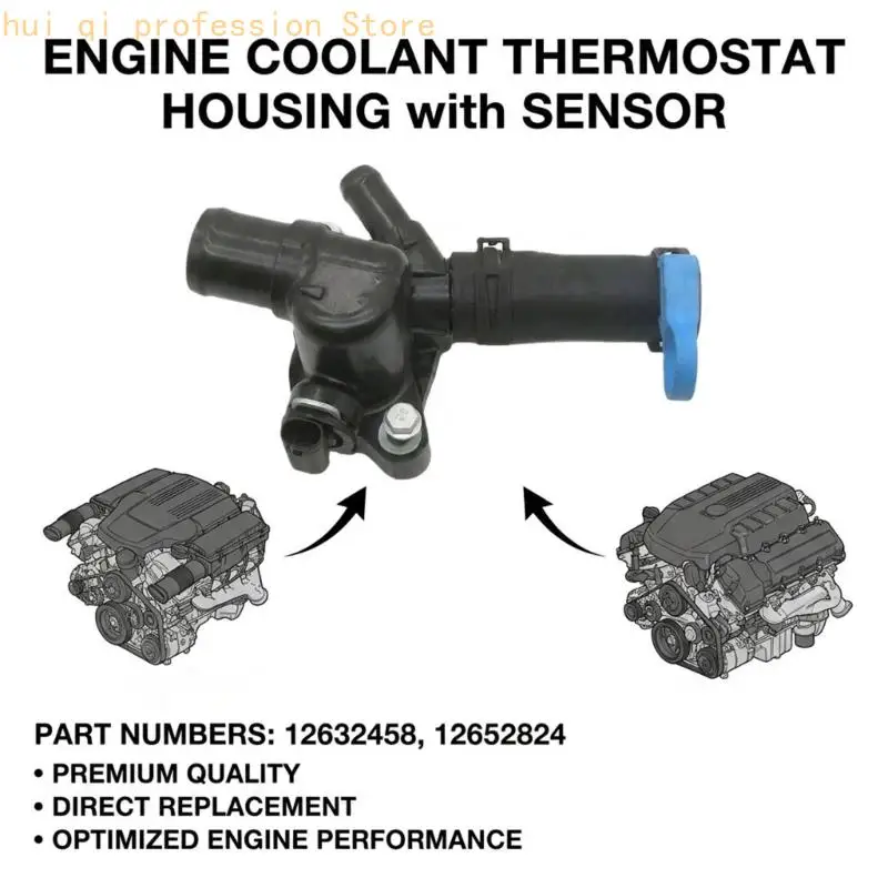 Motorkühlthermostat-Reparaturbaugruppe mit ABS-Gehäuse Service Design H8WE – Detail 3