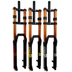 PASAK Double Shoulder Front Fork 27.5inch / 29*2.5 inch MTB Fork 150mm Travel Air Supension Bike Fork E-bike Fork 100*9MM QR