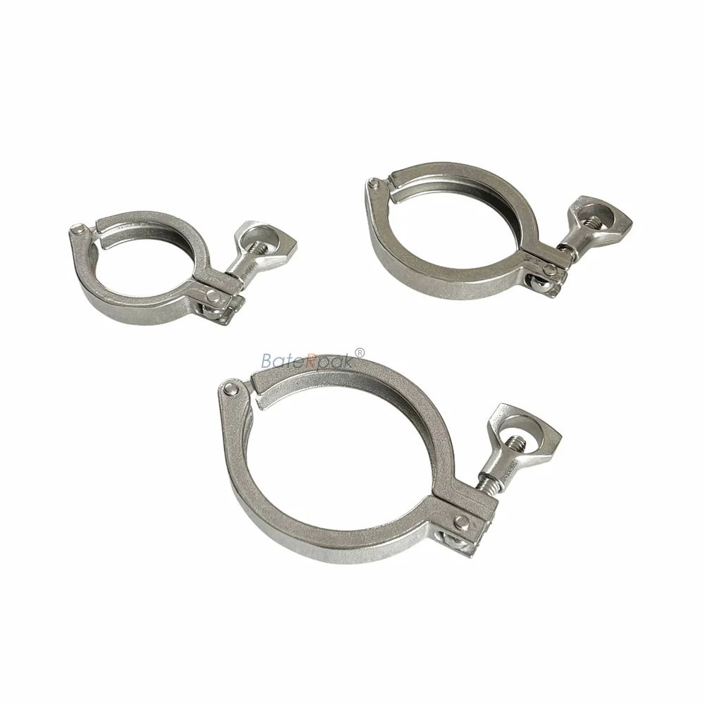 

BateRpak 304 stainless steel fasten clamp for Pneumatic filling sealing ring accessories,chuck quick clamp,2pcs price