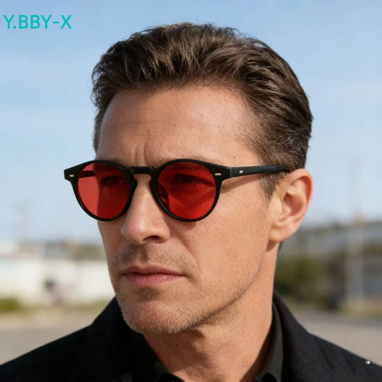 

Y.BBY-X Мужские модные солнцезащитные очки для чтения, мужские солнцезащитные очки от +0 до +600