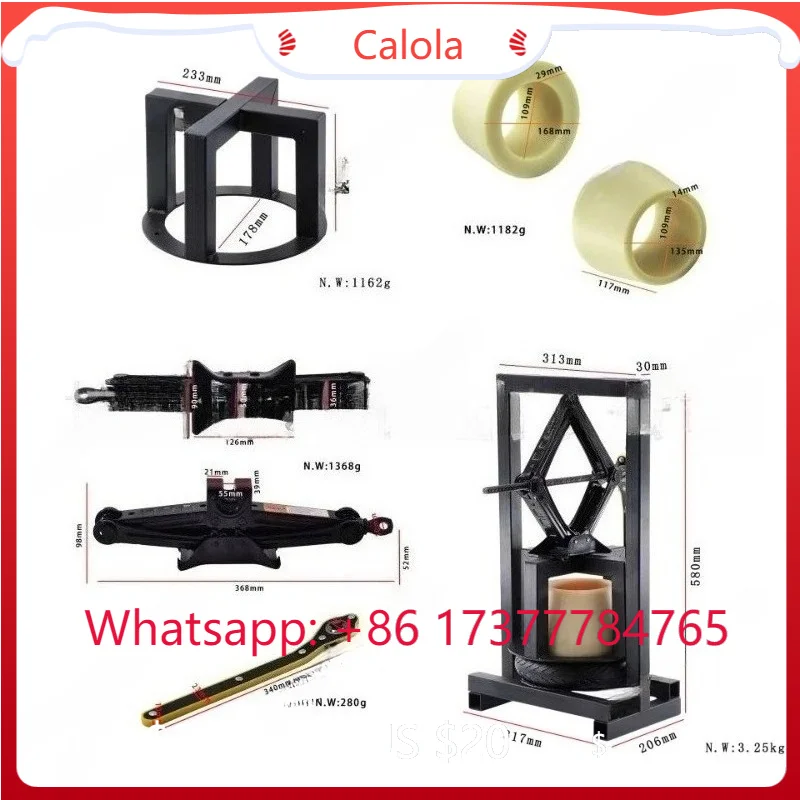 8.5/10 Inch Hand Operated Scooter Tire Press - Solid Tire Installation Tool