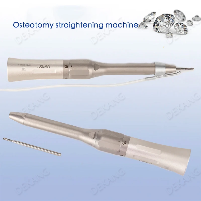 A máquina de osteotomia experimental Wbx, usada para implantar telefones celulares nos seios maxilares