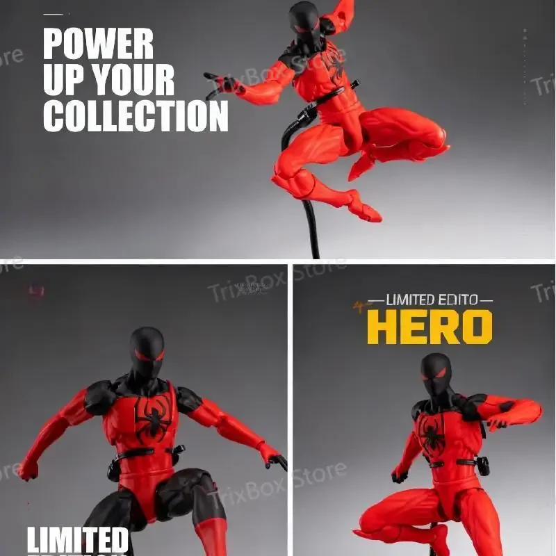 

В наличии аниме-фигурки Messtoys: Паук - Человек (Черный костюм-симбиот) и Алый паук-Каин Паркер — идеальные подарочные игрушки