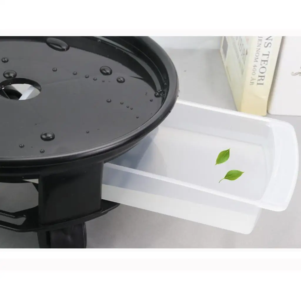 Plant Pot Trolley Thickened Plastic Caddy with 360 Caster Wheels Large Flower Pots for Home Garden Moving