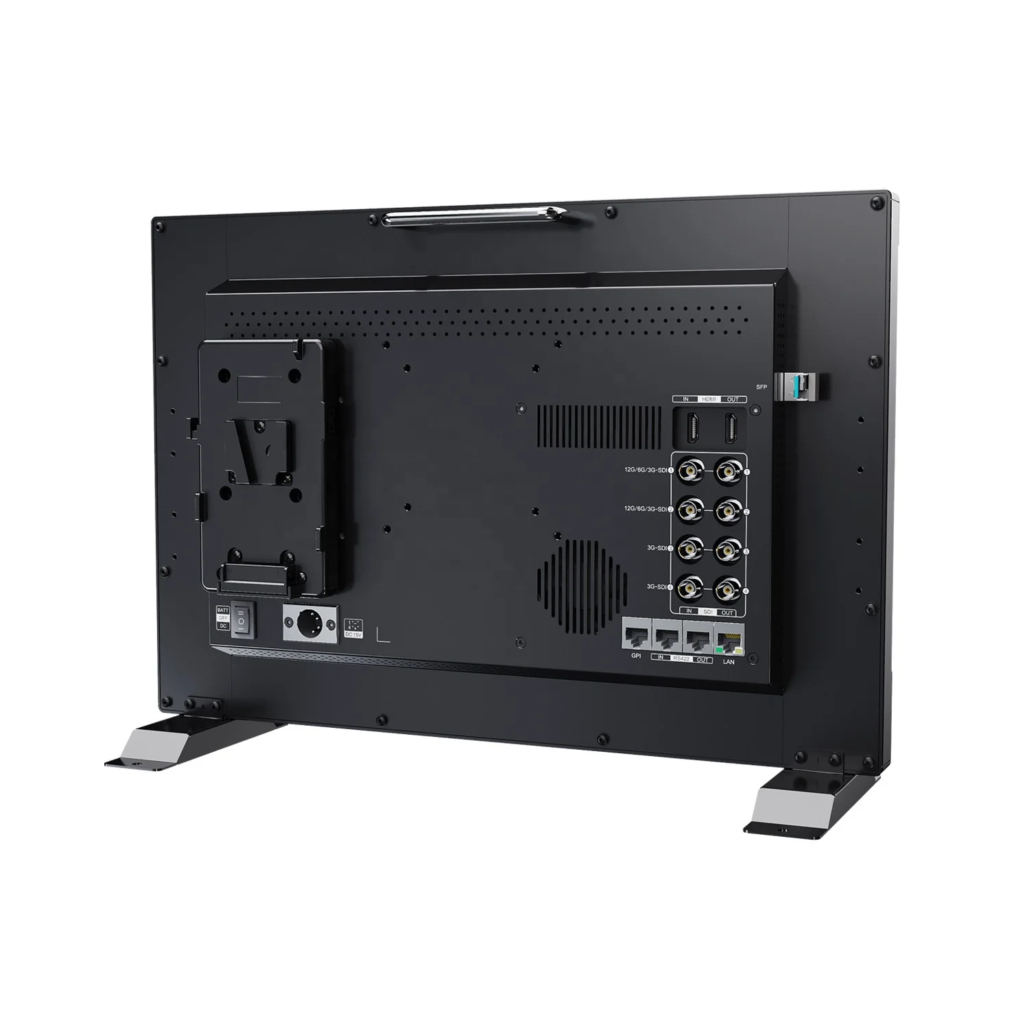 Lilliput Q18 Fiber Optic Studio Monitor 17.3 Inch 4K 12G-SDI HDMI Quad View Monitor