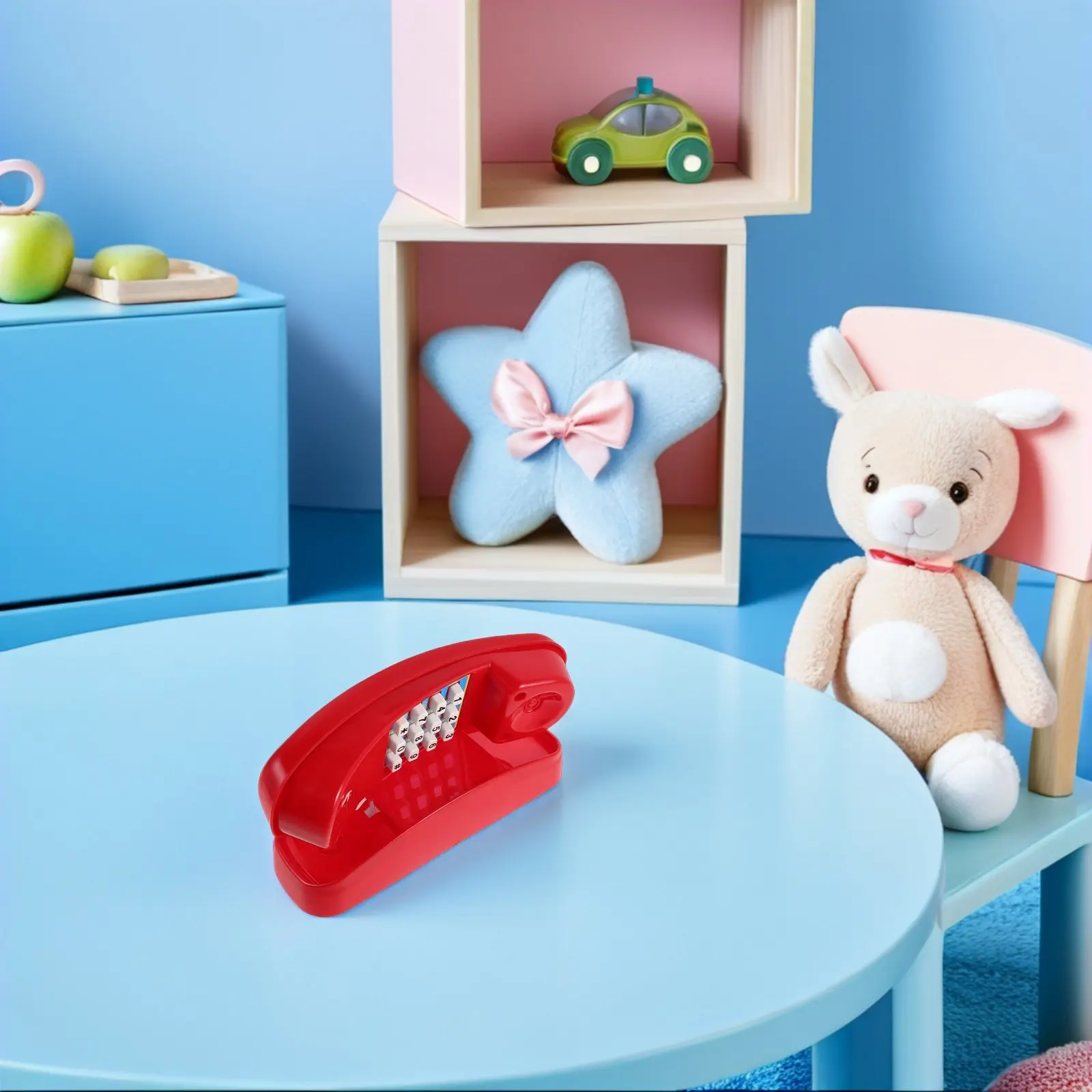 

Children Learning Phone Plastic Swing Set Pretend Telephone Early Education Outdoor Phone for Toddlers Playground Development