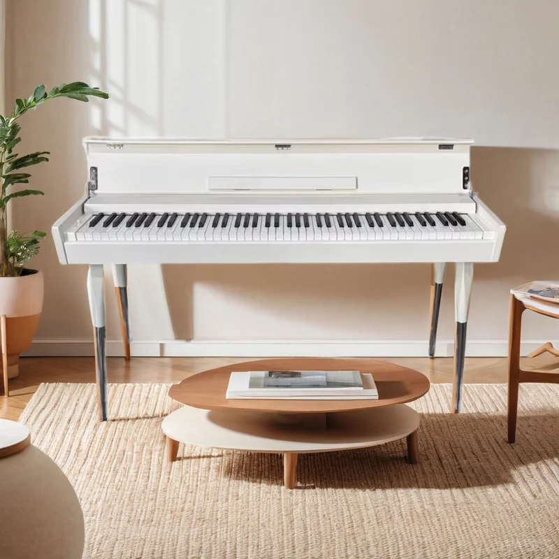 P2003 Digital Upright Piano - 88 Hammer Action Keys with MIDI Connectivity