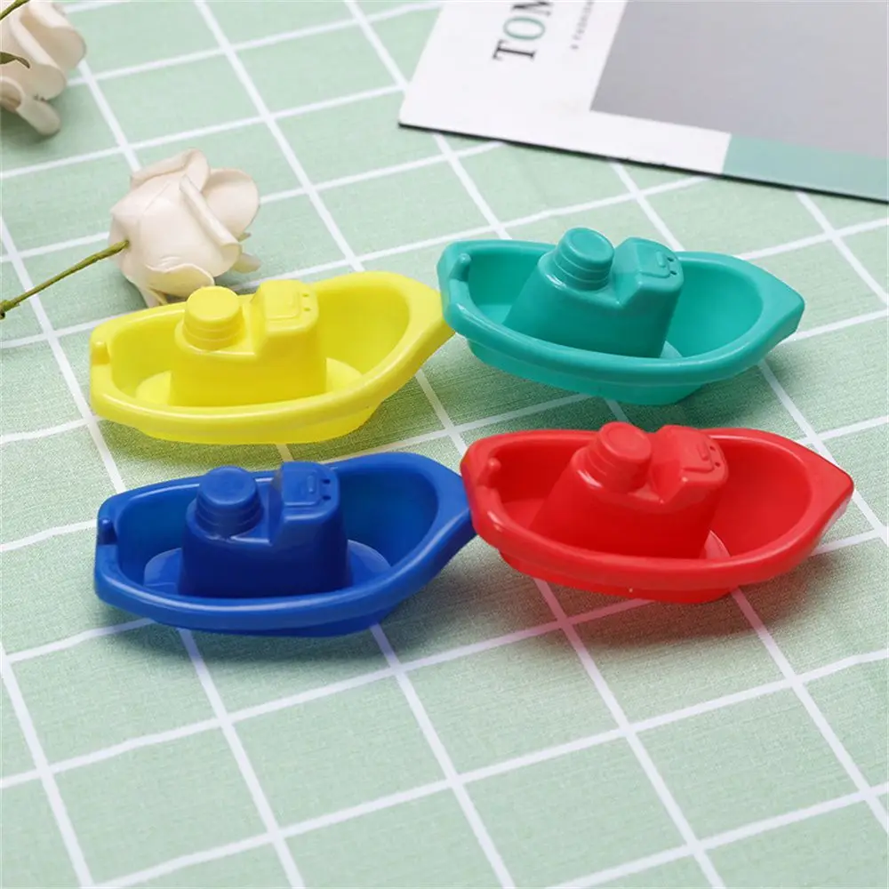 Plastic 4 Pcs Imaginative Boats Fun Play Home Classic Toys Floating Ship Bath Toys Boats Toys Baby Gift