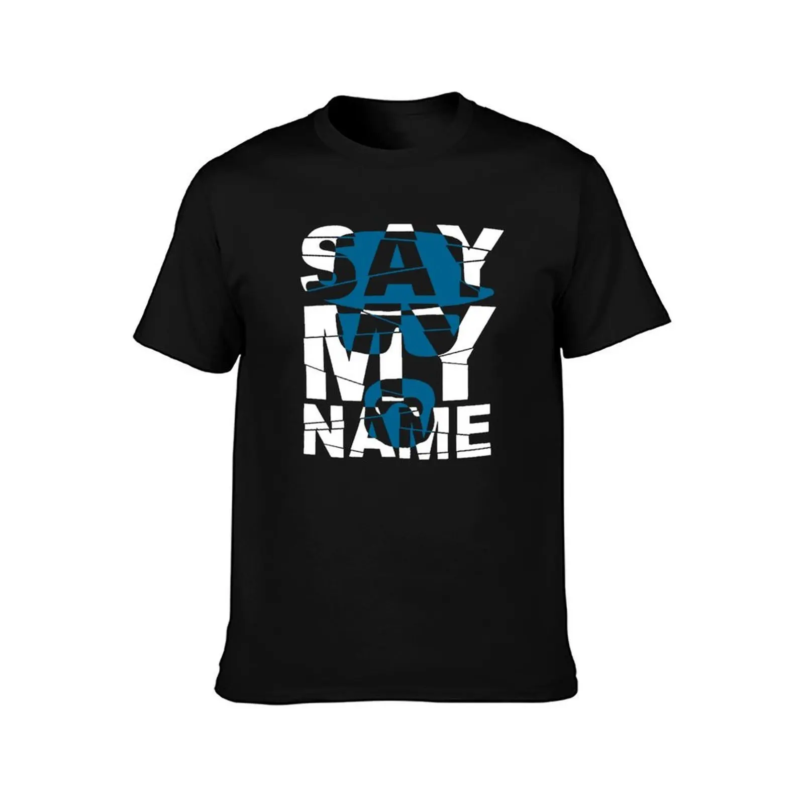 Say My Name (Breaking Bad) T-Shirt, Summer Casual Cotton Tee, Oversized Streetwear Tops, Vintage Graphic Print, Unisex Men Women