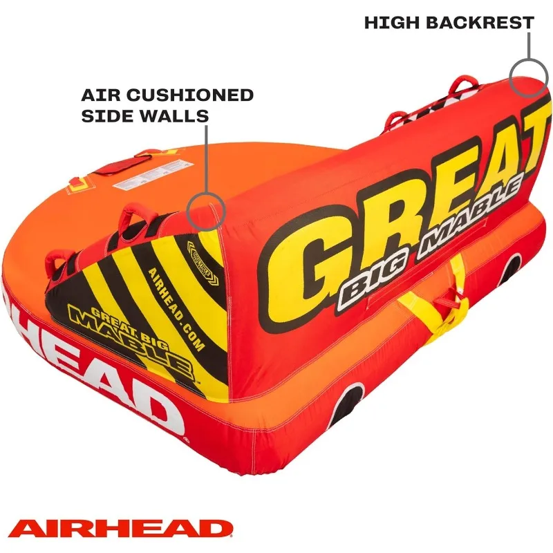 AIRHEAD Great Big Mable | 1-4 Rider Tube holowal for Boating