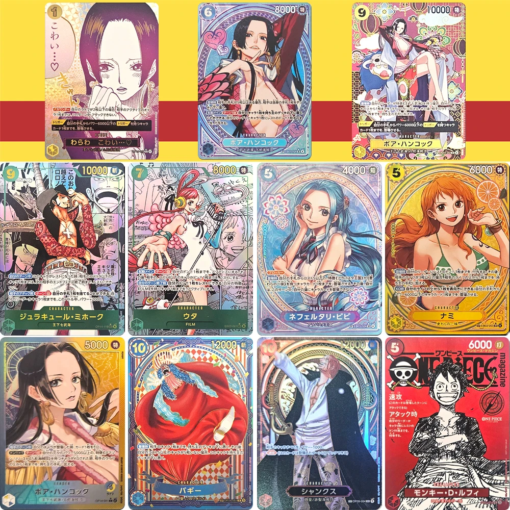 

Персонажи аниме OPCG Monkey D Luffy Boa Hancock DIY Домашняя красота Xtreme Коллекция карточек игрушки Рождественский подарок на день рождения