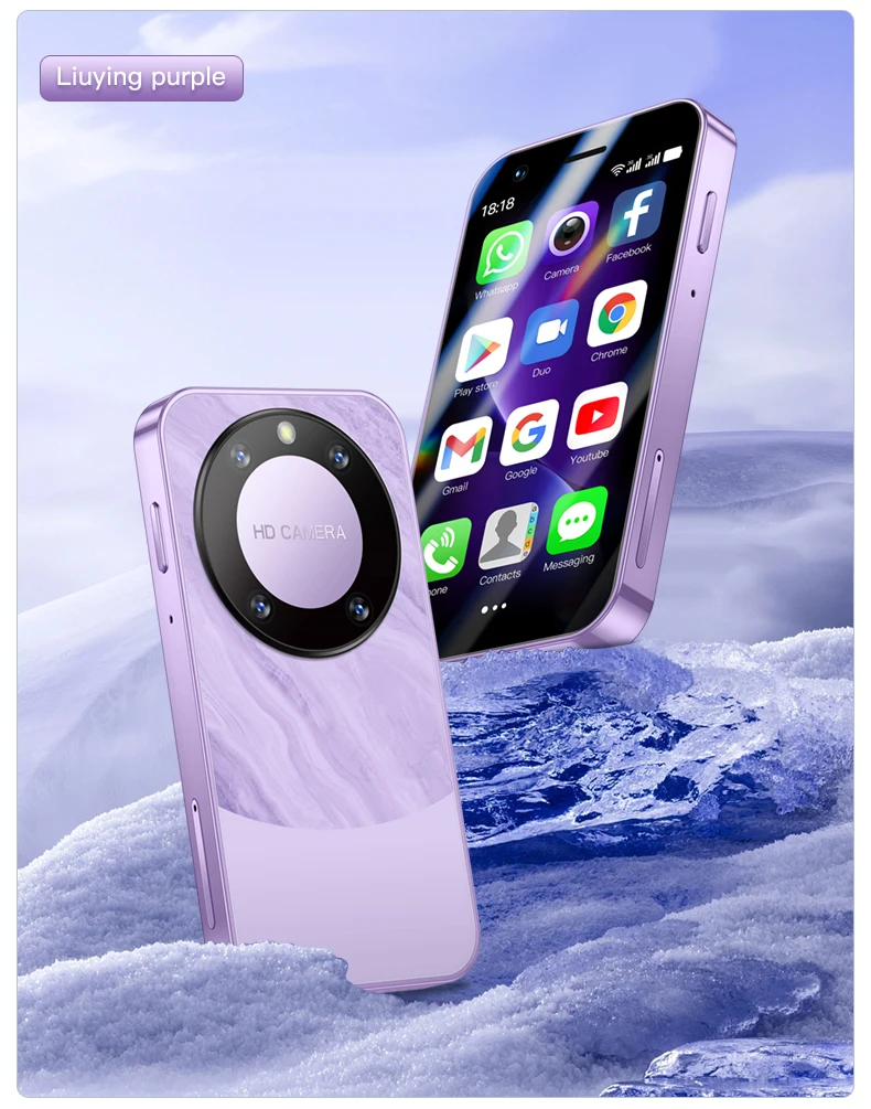 SOYES F8 World's Smallest 3.0" Android Smartphone 2GB+16GB Dual SIM 3G Google Play - Fits in Coin Pocket!​