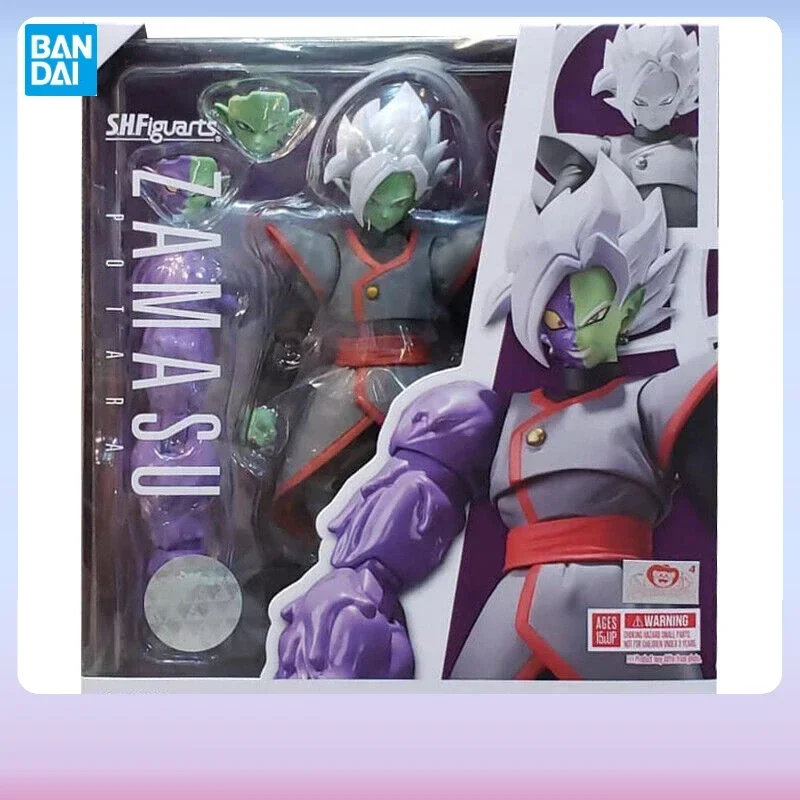 

In Stock Original Bandai Dragon Ball: S.H.Figuarts SHF Tamashii Nations Super Zamasu Potara Anime Figure Model Toys Ornaments