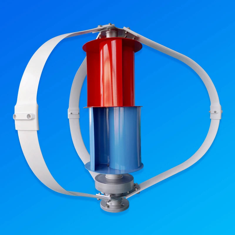 10KW 20KW Vertical Wind Turbine Generator 12V 24V 48V Free Energy Magnetic Generator For Home use Inverter 220V Complete Set