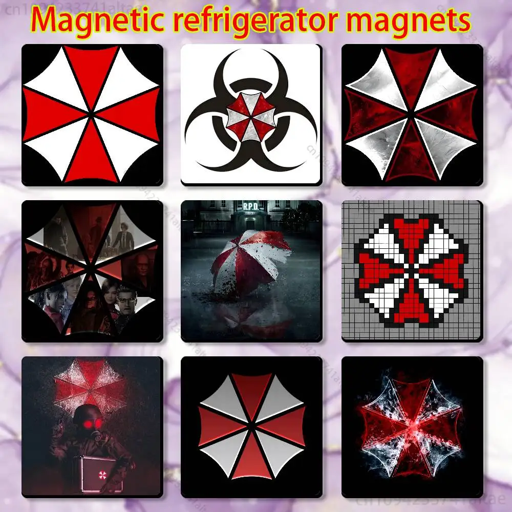 

Umbrella Corporation Magnetic Fridge Magnets - No Falling Off, Fit for Refrigerators, All Metal Surfaces,Home Decor