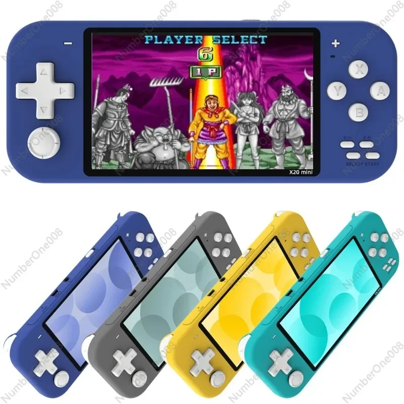 Console de jeu portable Green 8 Go X20 Mini - écran IPS 4.3 pouces Console de jeu portable Green 8 Go X20 Mini - écran IPS 4.3 pouces