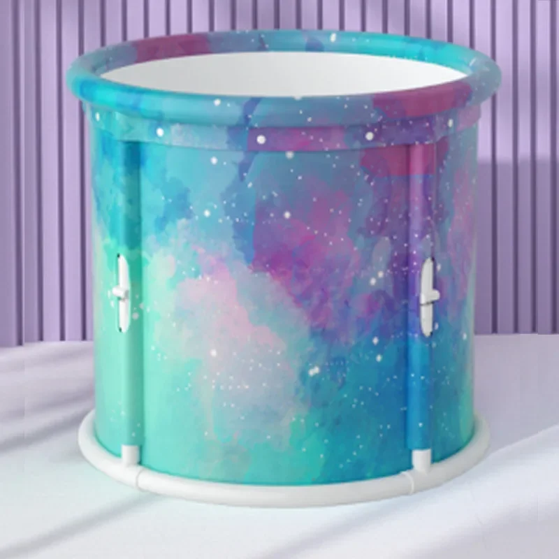 

Складная бочка для паровой ванны всего тела для взрослых, утолщенное домашнее оборудование для купания с автоматическим подогревом