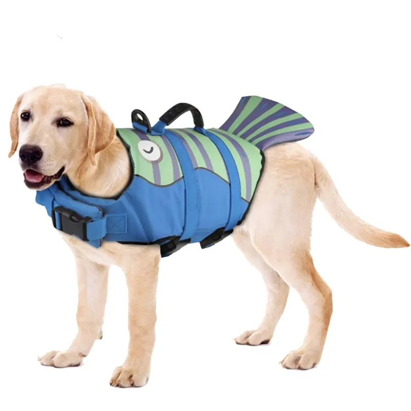 Pet Life Jacket Dog Swimsuit Outdoor Summer Big Dog Supplies Dog Life Jacket Dog Clothes for Small Dogs view 3