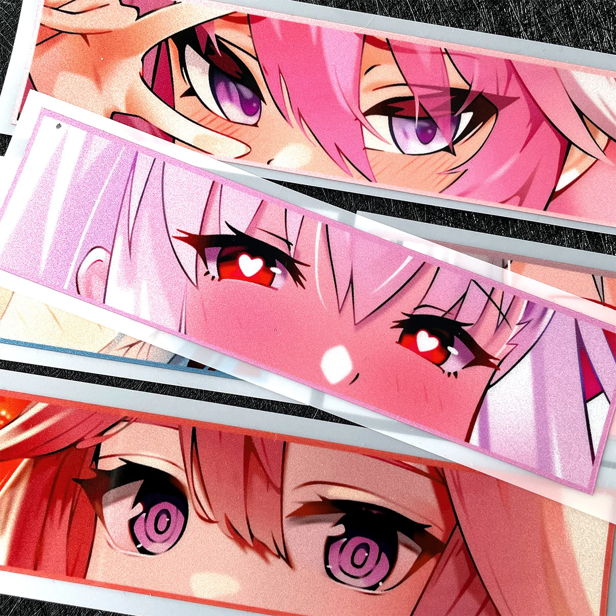 JDM 애니메이션 소녀 눈 시선 반사 오토바이 스티커 모토 바디 연료 탱크 헬멧 액세서리 Zontes Kawasaki YAMAHA 용 데칼