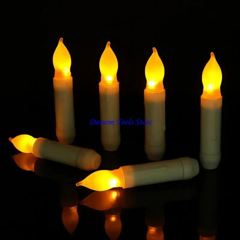 57BE Flameless LED Flickering Tea Light Battery Operated Wedding Party Decor
