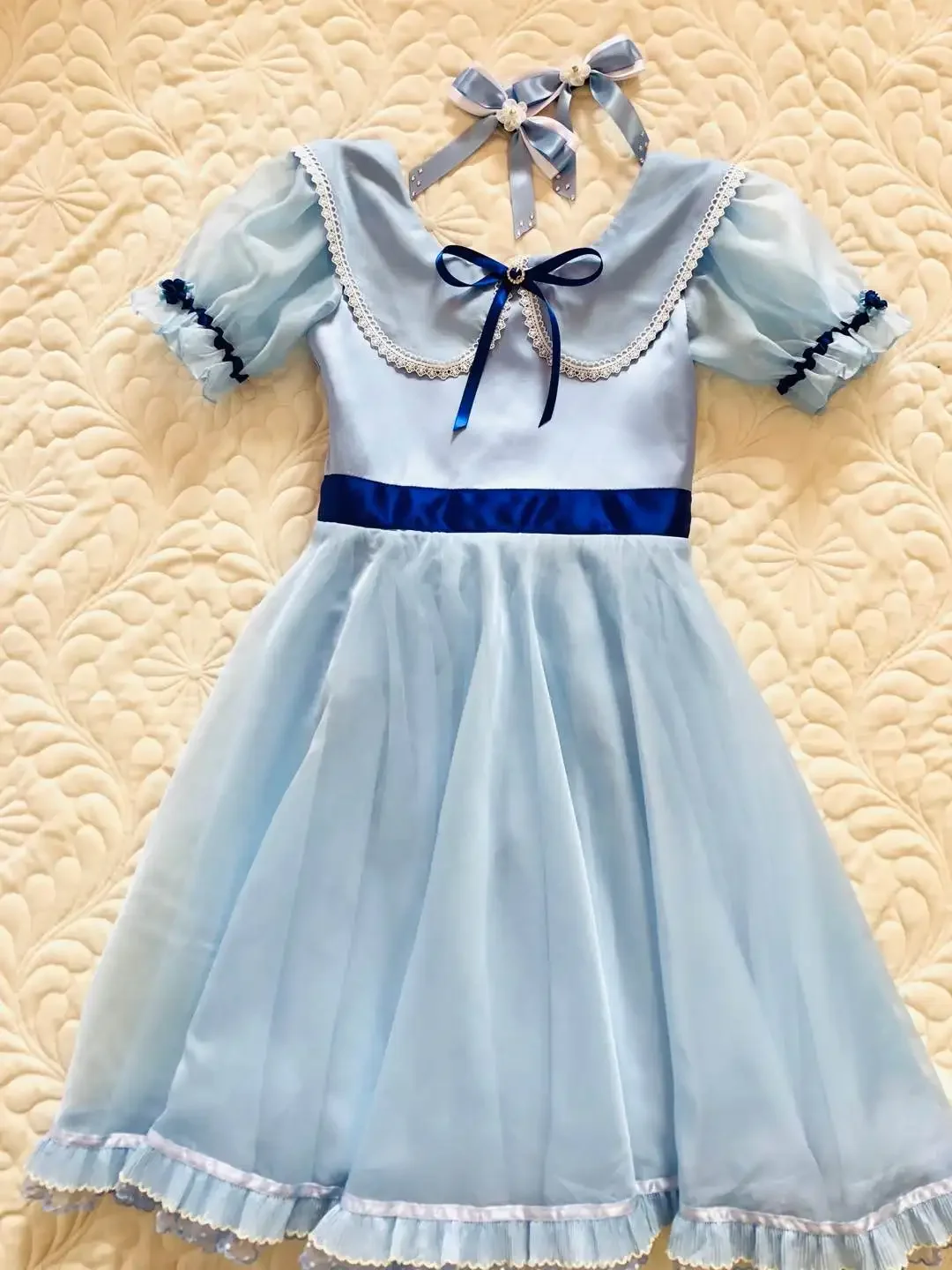 Falda corta para baile de graduación, de malla con lazo de encaje vestido largo, personalización privada profesional para adultos y niños, gama alta, 2024