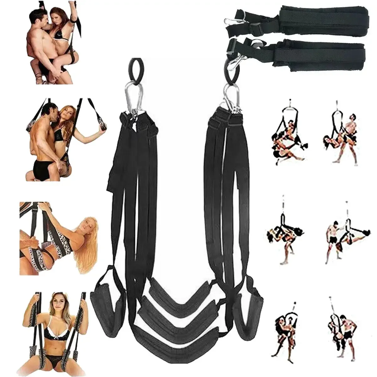 Adult games Sex Swing Chairs Bondage Hanging Sex Furniture Swing Sex Furniture Fetish Bandage Love Adult game Hanging Door Swing