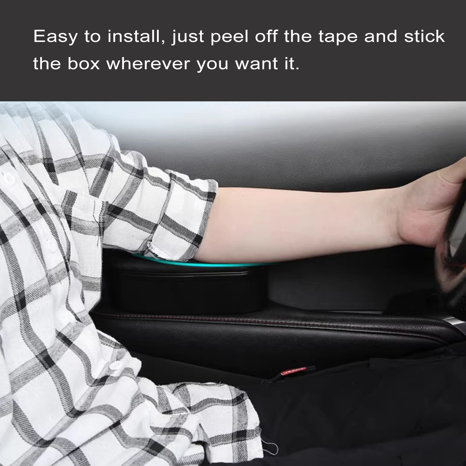 Storage Functional Armrests Car Door Leather Ergonomic Armrests Auto Interior Parts Arm Elbow Support Arm Heightening Pad