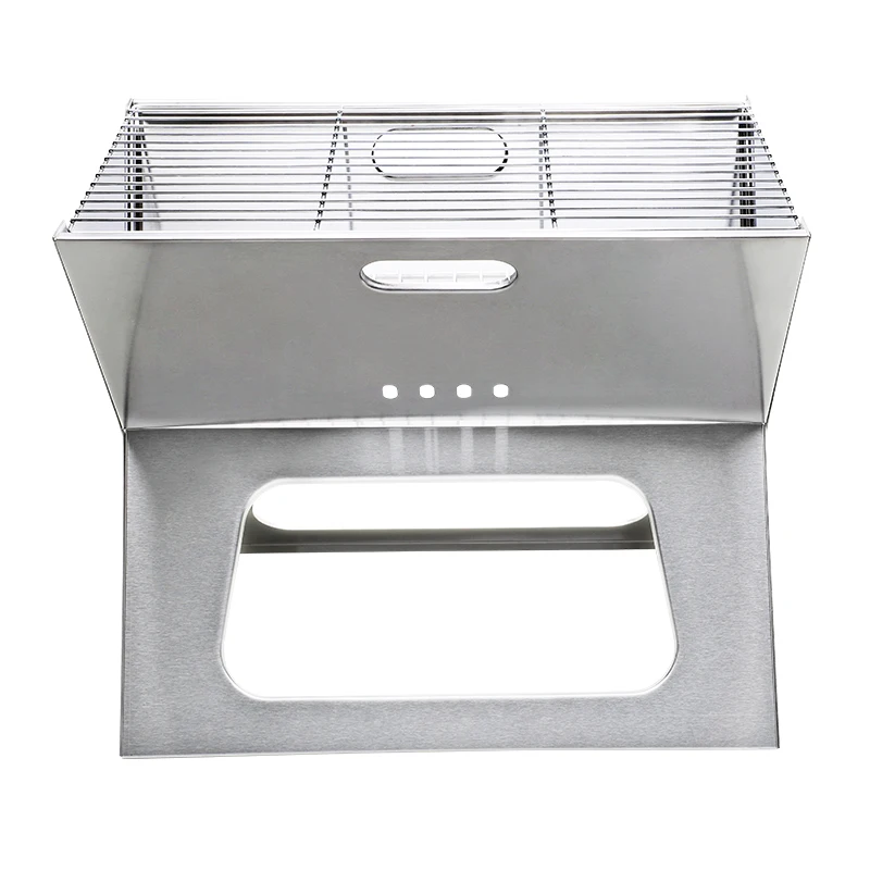 Factory Supply New Design Stainless Steel Bbq Grill Manufacturer Outdoor Camping Folding Barbecue Grill