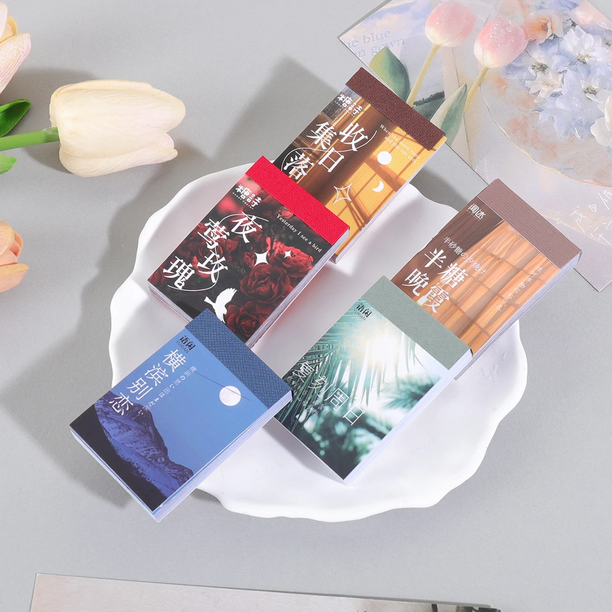 

50 листов/книга, книга из разных материалов, с пейзажными цветочными узорами, альбома для вырезок своими руками и украшением для фотоальбома