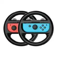 2PCS Game Steering Wheel Controller Handle Holder Grip JoyCon Controller Gamepad Nintendo N-Switch Game Console Accessories
