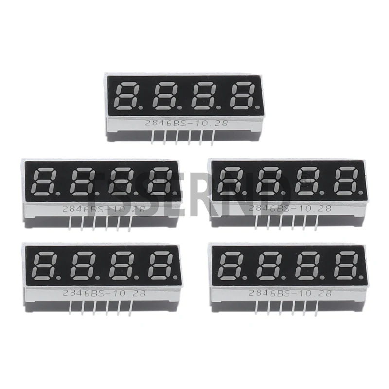 5pcs Digital tube Common AnodeCathode 3 4 Bit digital Tube 0.28 0.36 0.56 inch LED Display 7 segment
