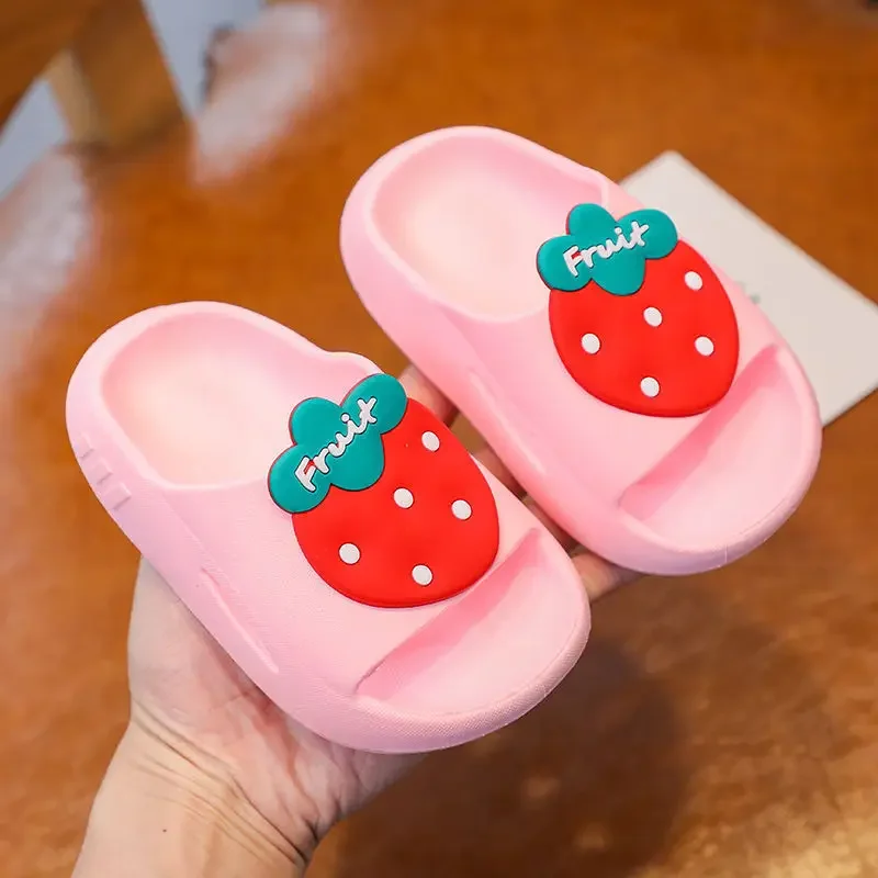 Pantofole per bambini estive simpatico cartone animato Animali modello frutta Pantofole per bambini traspiranti comode antiscivolo morbide per la