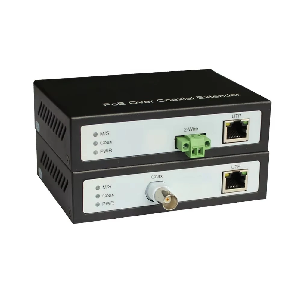 Ethernet Dual-Wire PoE Extender IP Supports CCTV Long-Distance  Transmission Video  Solution