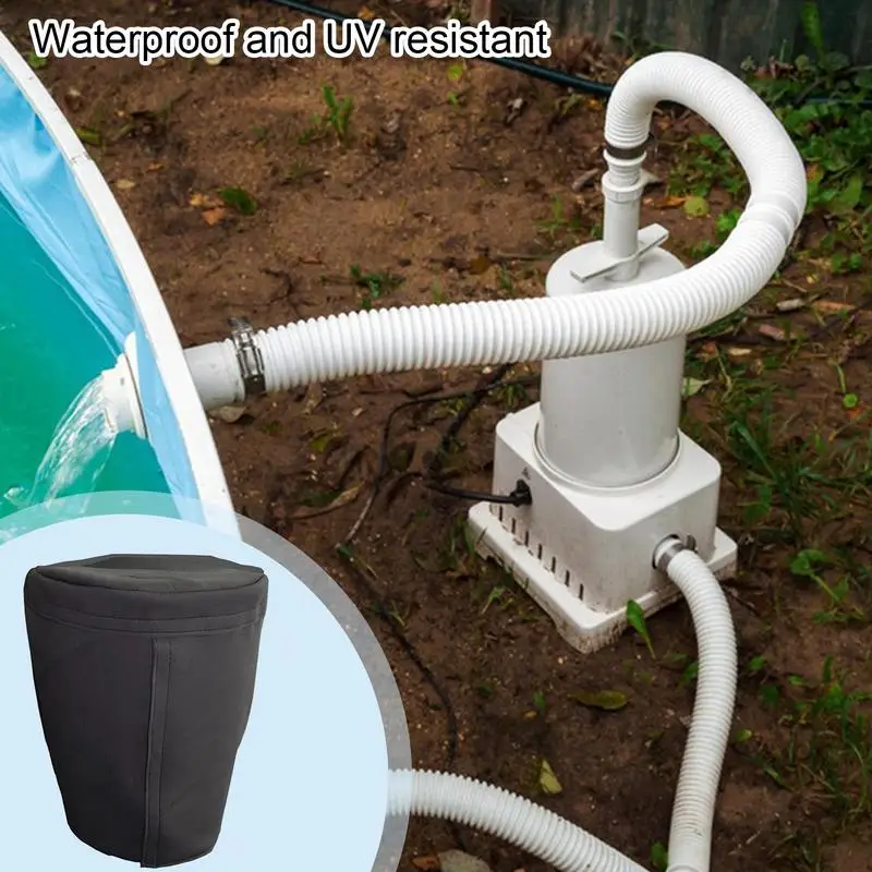 

Крышка насоса с песчаным фильтром Крышка фильтра для песка для бассейна Защитная крышка Водонепроницаемая крышка насоса с песчаным фильтром Водонепроницаемая крышка для оборудования для бассейна