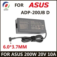 20V 10A 200W 6,0*3,7 MM ADP-200JB D cargador adaptador para portátil para Asus TUF A17 FA706QM FA506QR ROG Zephyrus G15 GA503Q GA503