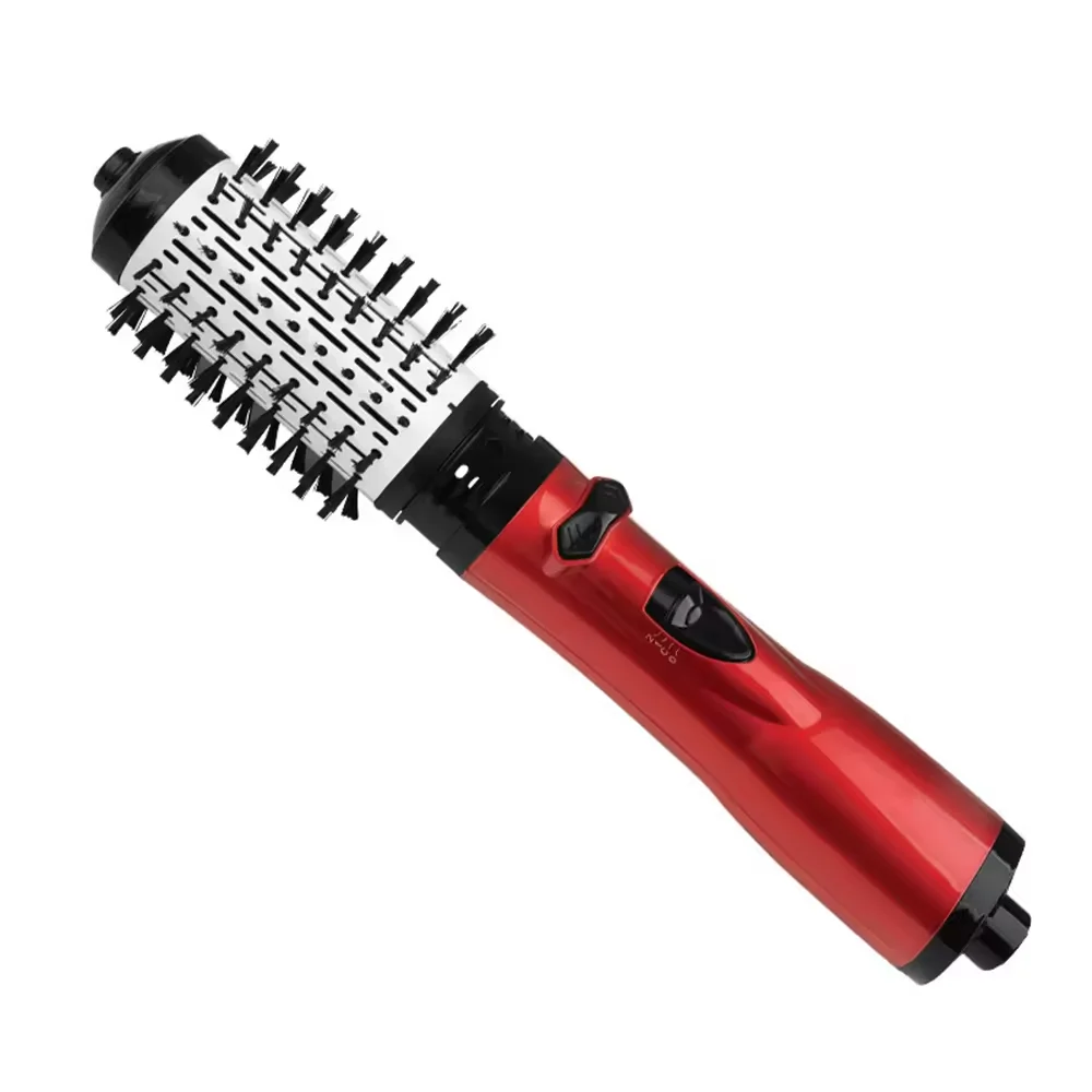 Professional 3-in-1 electric hair dryer Round rotating curling iron hot air brush comb Negative ion electric hot air comb