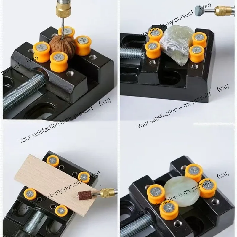 Mini Universal Flat Clamp with Parallel Table Pliers for Watch Repair, Sculpture Craftsmanship Jewelry DIY Carving Tools
