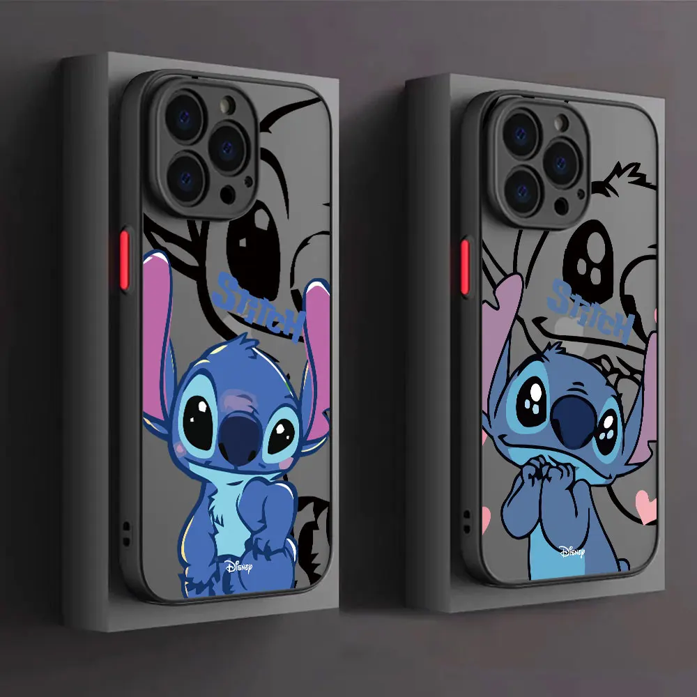 Disney Alien Creature Stitch Capa de telefone macia, capa para Apple iPhone 8 XR 11 Pro SE 2020 14 Plus 7 6 XS Max 13 12mini 15 14Pro Max